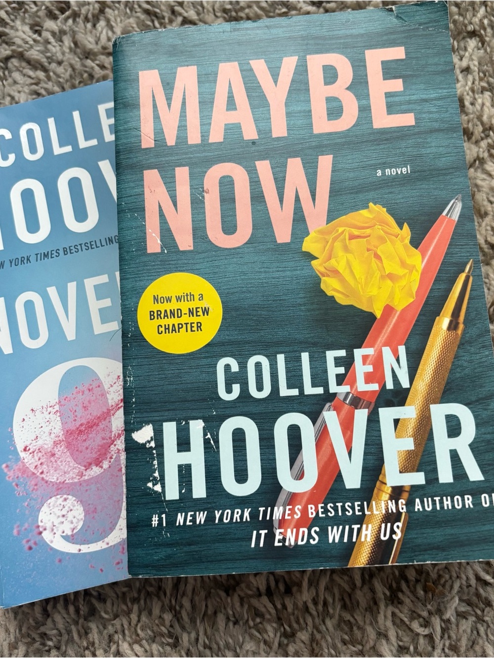 Maybe Now by Colleen Hoover — Teal Cover Paperback November9